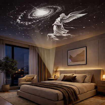 Galaxy Projector Light - Mini LED Projector for Bedroom, Starry Night Atmosphere for Playroom and Home Theater, Starlight Projector, Ideal Gift