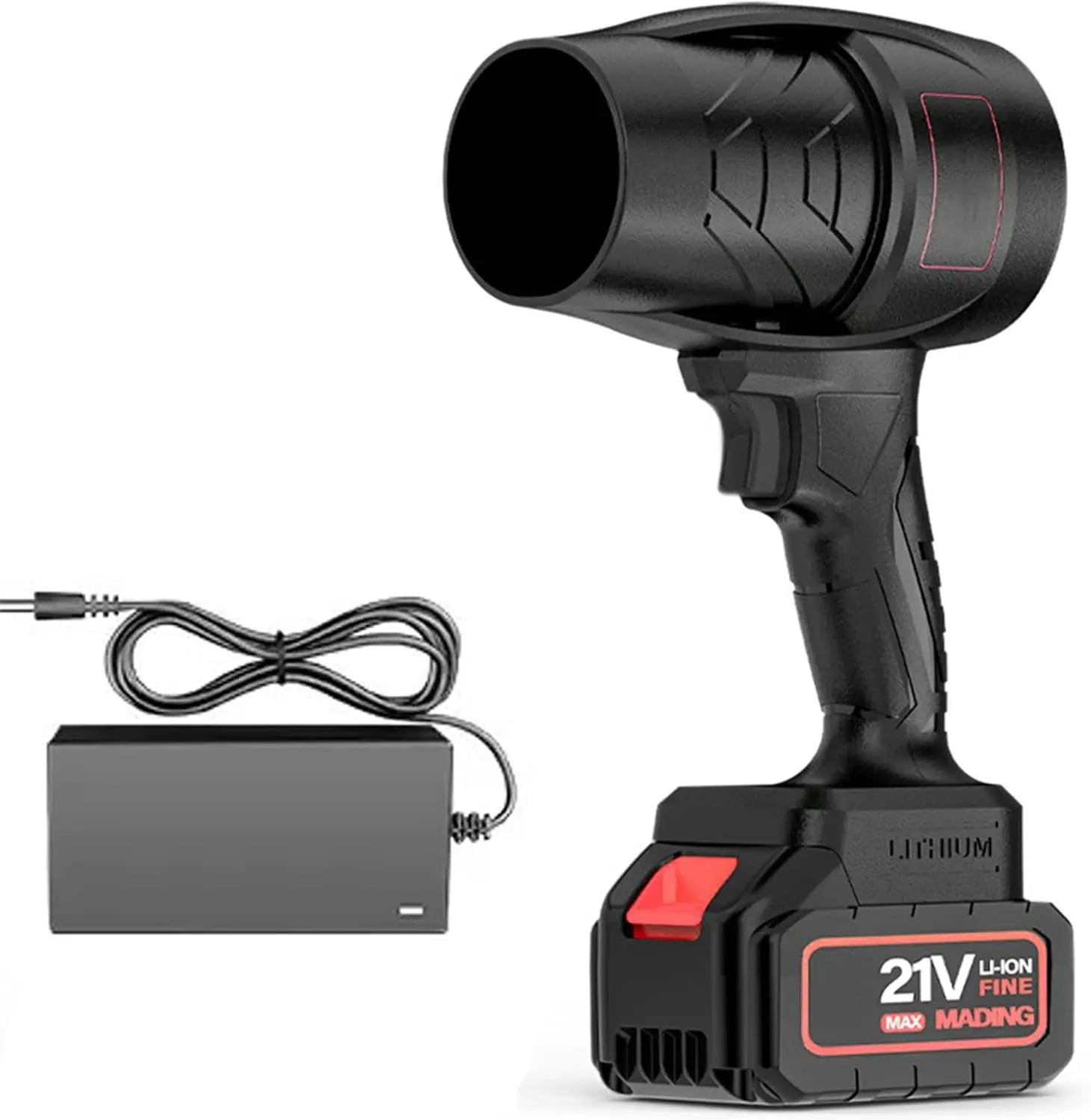 Turbo Jet Blower and Leaf Blower with Pure Copper Motor - Handheld Cordless Air Duster for Car Drying, Snow Blowing, and Home Improvement - Ideal for Garden Maintenance and Holiday Gifts