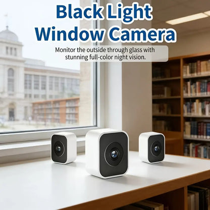 Nkccnur PRO Windows Webcam - Smart AI Camera, 2K Full HD Resolution, Supports 2.4Ghz Dual Band and Two-Way Audio Communication, Realizes AI Smart Alarm System through Mobile App, Equipped with All-Weather Recording Function, , Safety