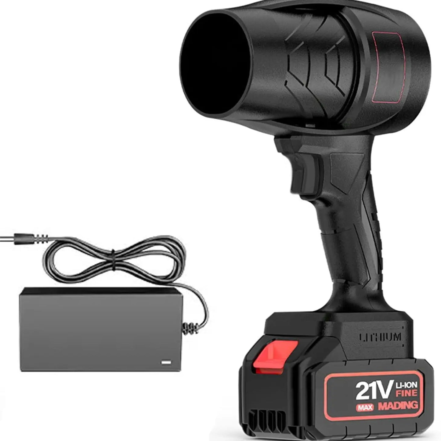 Turbo Jet Blower and Leaf Blower with Pure Copper Motor - Handheld Cordless Air Duster for Car Drying, Snow Blowing, and Home Improvement - Ideal for Garden Maintenance and Holiday Gifts