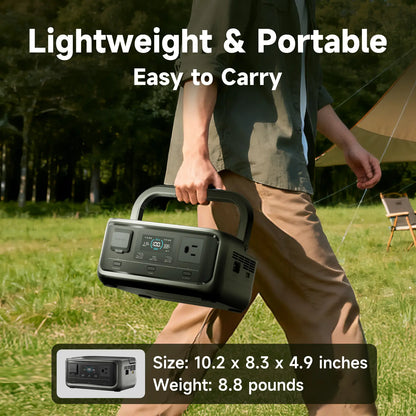 [New Arrival]Allpowers VOLIX P300 256Wh,300W AC Output Portable Power Station,Lifep04 Battery,1 Hour Fast Charging,Suitable for Camping,Rv Life,Home Backup Power