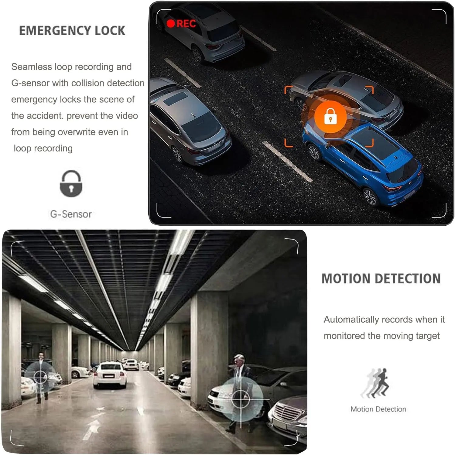 4-Channel Dash Cam,(Not Wireless) 1080P Full HD Front+720P Rear Left Right Coverage, Requires Charging to Use,Super Night Vision, G-Sensor, with Free 256GB Memory Card, #Summervibes