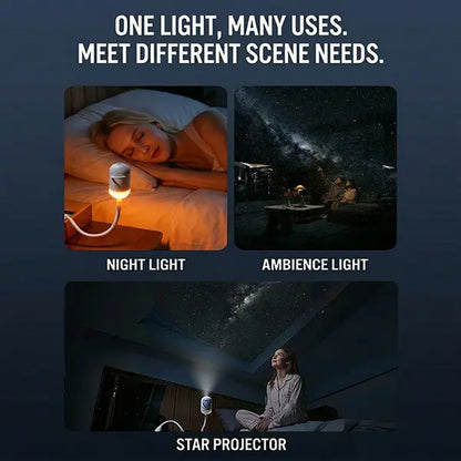 Galaxy Projector Light - Mini LED Projector for Bedroom, Starry Night Atmosphere for Playroom and Home Theater, Starlight Projector, Ideal Gift